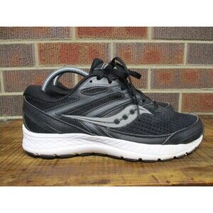 Saucony Mens Cohesion 13 S20559-1 Black Running Shoes Sneakers Size 7.5